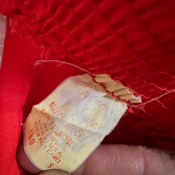 Vintage Partners Please Dancing skirt prairie Polka Dots Pinup dolly Holiday S - Picture 8 of 8